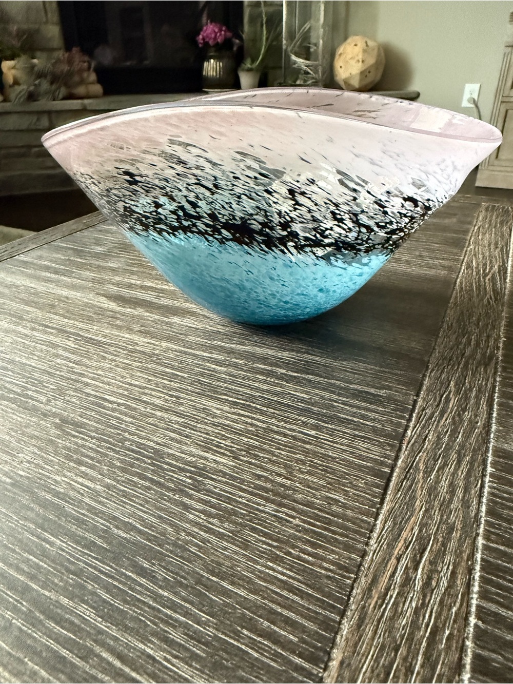 NWT Blown Glass Bowl